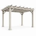 Pérgola de Aluminio Beige 300x300x240 cm