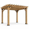 Pérgola de Madera de Pino Tratada para Exterior 300x300x250 cm