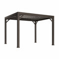 Pérgola Cuadrada de Aluminio 300x300x240 cm Antracita
