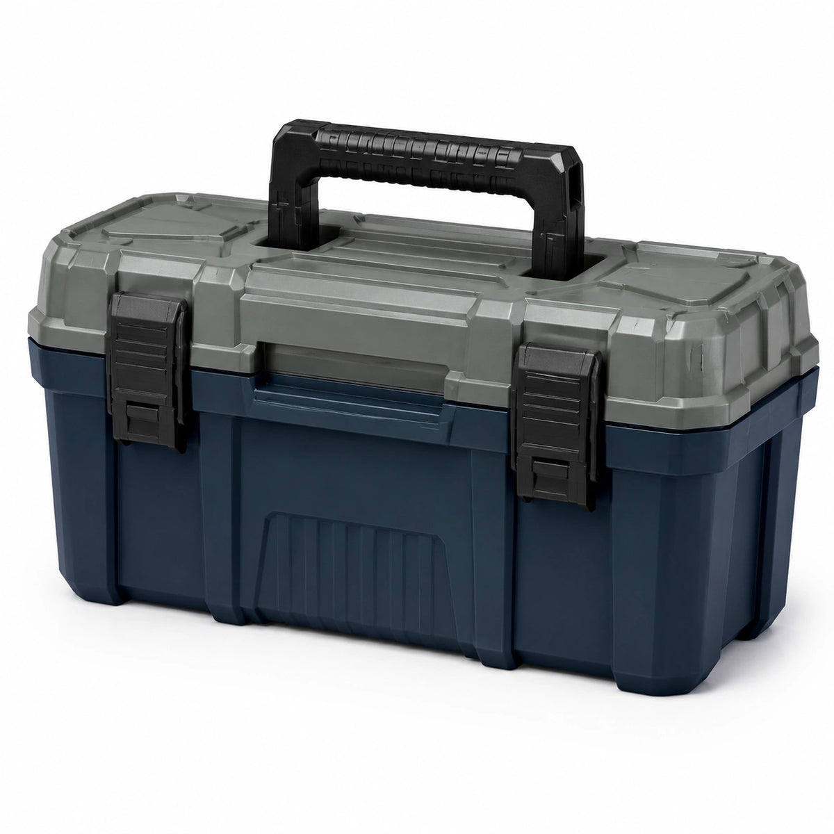 Caja de herramientas de polipropileno azul/gris 50cm x 25cm